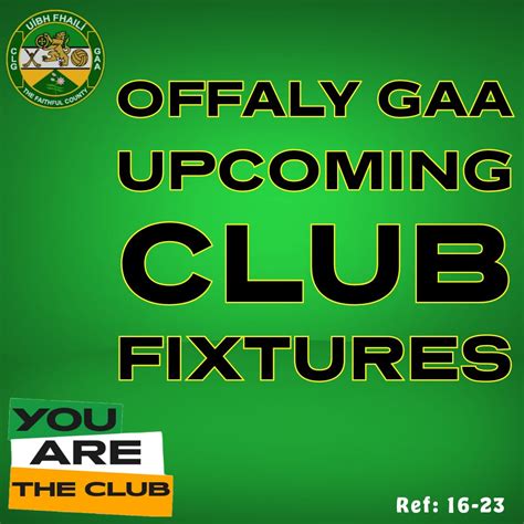 offaly gaa fixtures 2023.
